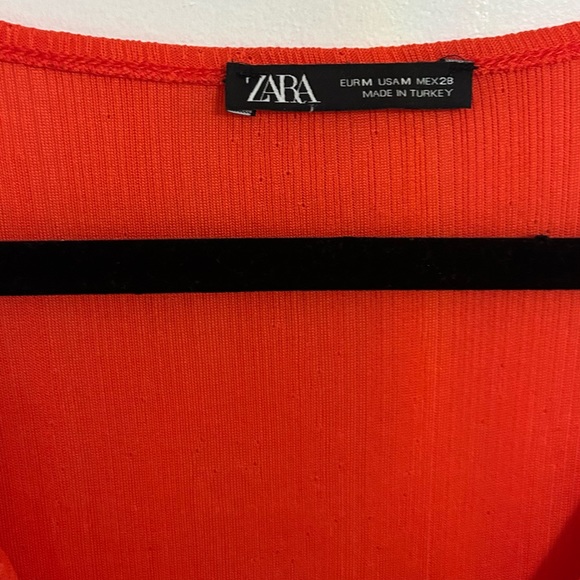 Zara Red Sun Dress Mini - Picture 4 of 4